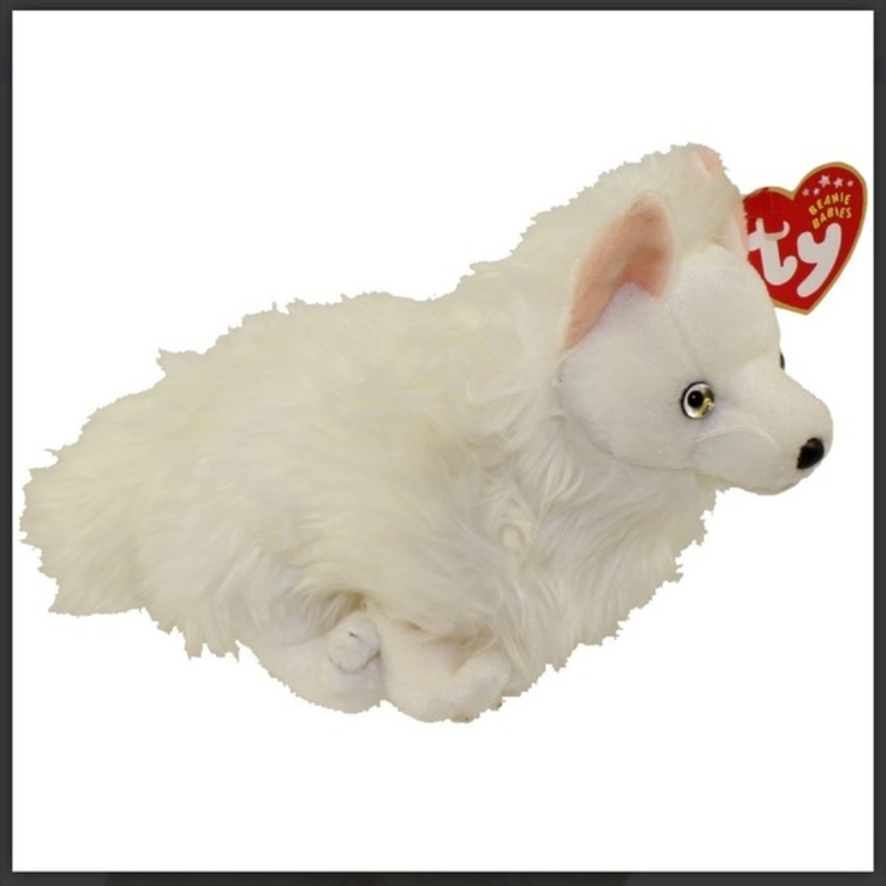 TY Beanie Baby - SNOCAP the Snow Fox (7.5 inch)